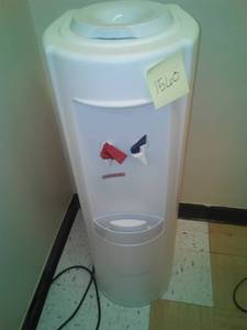 lot 1560 image: HotCold water Dispenser.