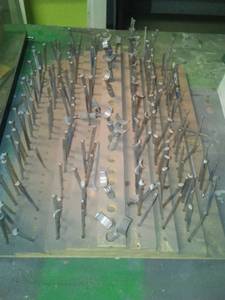 lot 1564 image: Bonus Room - Entire contents of the Room. Leather crafting punches, so much in here 