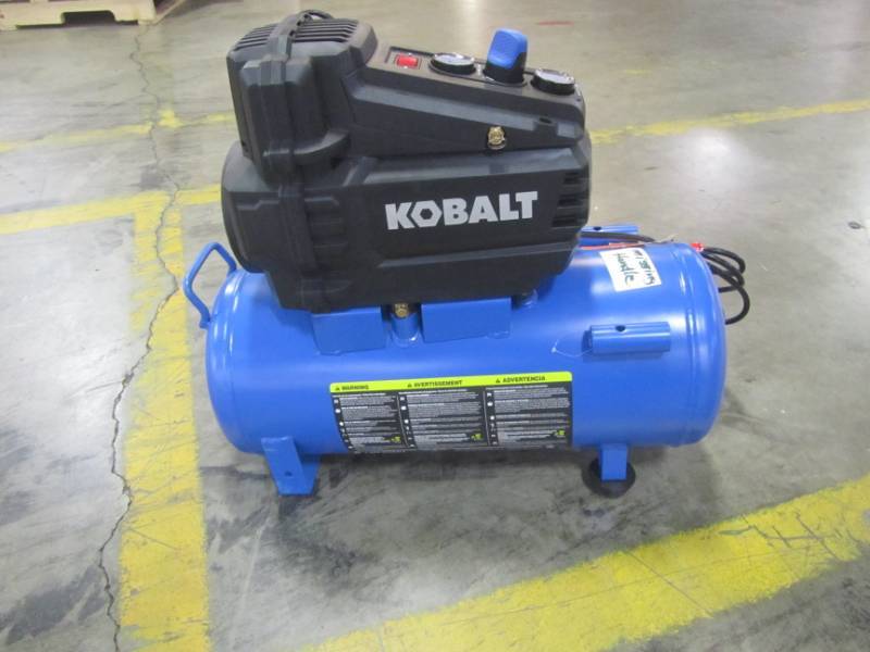 Kobalt 0300841 8-Gallon Portable Electric Horizontal Air Compressor