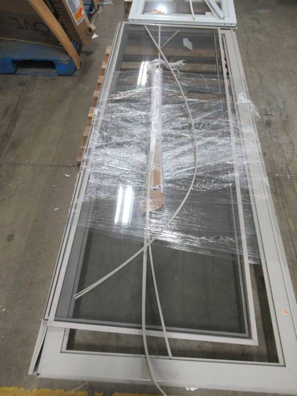 lot 233 image: LARSON Tradewinds Premium Sandstone Full-view Aluminum Storm Door (Common 36 X 94) 1560409217