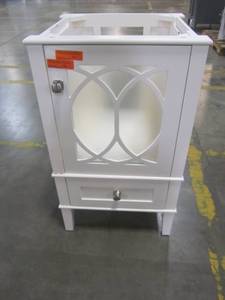 lot 13 image: Simpli Home Paige 21 in. W x 19 in. D x 34.5 in. H Vanity in White - Cabinet Only - 3AXCVPAW-20