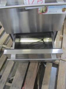 lot 126 image: Kitchenaid 4.7 cu. ft. Double Drawer Refrigerator Freezer in Stainless Steel, Counter Depth KUDF204ESB