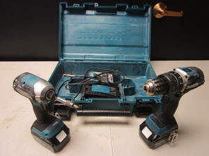 MAKITA CORDLESS HAMMER-DRIVER DRILL AND IMPACT DRIVER COMBO KIT