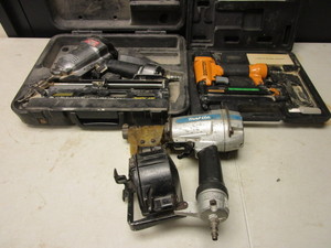 SENCO FINISH-PRO FINISH NAILER, BOSTICH BRAD NAILER, MAKITA COIL NAILER