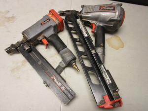 PASLODE FRAMING NAILER AND PASLODE STAPLER