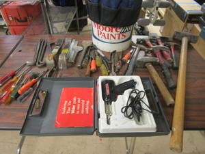 WELLER SOLDERING GUN, ASSORTED HAND TOOLS