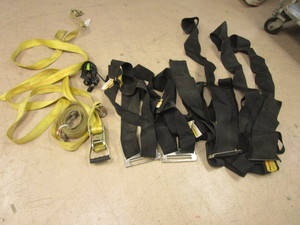SHOULDER DOLLY LIFTING BELTS, RATCHET STRAPS