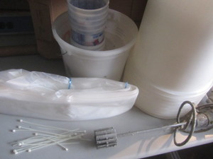 lot 30 image: Pail Liners, Mixing Supplies