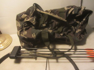 lot 84 image: Youth Bow, Arrows, Quiver, Duffel Bag