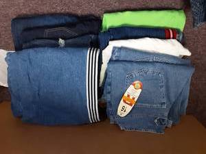 9 Pr. Sz. 16 Demin Pants, Overalls, Shorts