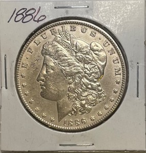 1886 Morgan Silver Dollar