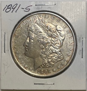 1891-S Morgan Silver Dollar