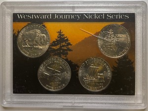 Westward Journey Nickel Series In Woodland Background Holder