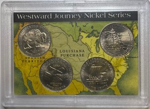 Westwood Journey Nickel Series US Map wLouisiana Purchase