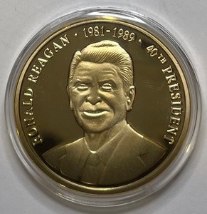 Ronald Reagan 40th President Token