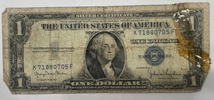 1935D $1 Silver Certificate - K71880705F