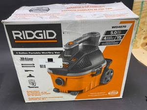 lot 6 image: RIDGID WD4070 Shop Vac