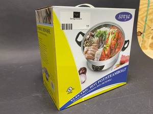 lot 11 image: Sonya Electric Hot Pot  STEAMBOAT - Chinoise Fondue
