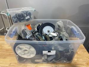 lot 33 image: Huge lot of Castors and Wheels