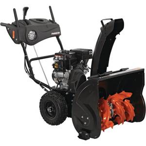 lot 1 image: POWERCARE 24 in. Two-Stage Gas Snow Blower with Electric Start and Headlight
