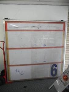 lot 11 image: 6 BY 6 LIGHTED GAS STATION GAS PRICE DISPLAY SIGN, DOUBLE SIDED - MAKE YOUR OWN MESSAGE - SEE PICTURES