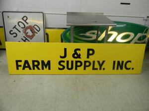 lot 35 image: 7 FARM SUPPLY SIGN - SEE PICTURES