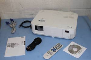 lot 2 image: NEC 4000-Lumen HD 1080p Widescreen DLP Projector  Projection System