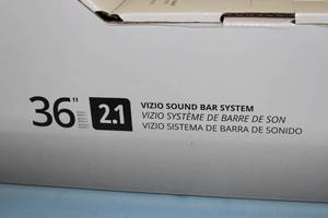 lot 5 image: VIZIO 36 2.1 Soundbar Sound Bar Audio Wireless Speaker System with Remote & Subwoofer  Bass