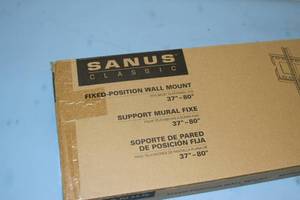 lot 20 image: New Sanus 37-80 Flatscreen DisplayMonitorTelevisionTV Fixed Position Wall Mount