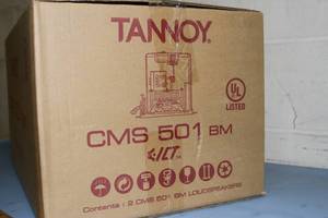 lot 23 image: Tannoy CMS 501 BM 5 Full Range Pro Audio Ceiling Loudspeaker  Speaker with ICT Driver - New (PAIR)