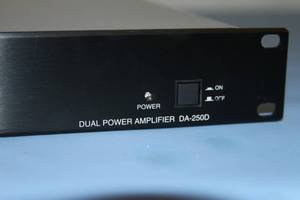 lot 56 image: TOA Electronics 250 Watt x 2-Channel Digital Pro Audio Power Amplifier