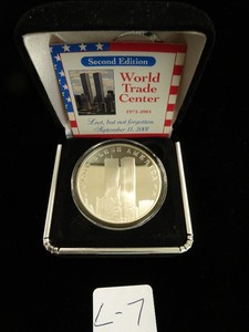 lot 7 image: World Trade Center commemorative