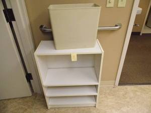 lot 14 image: Shelf - Garbage Can
