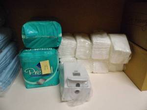lot 19 image: Preval Pads - Wipes - Soap Dispenser