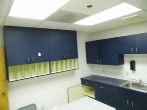 lot 50 image: Room of Blue Cabinets