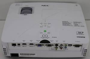 lot 1 image: NEC PE401A HDMI Projector