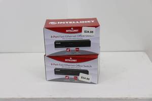 lot 15 image: Intellinet 8-port Ethernet Switches NIB