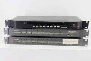 lot 19 image: (3) 8port KVM Switches