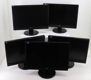 lot 26 image: (5) AOC 919VWA Monitors