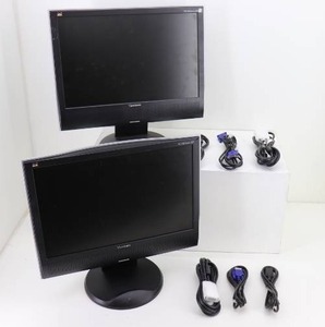 lot 28 image: (2) Viewsonic VG1932WM-LED Monitors