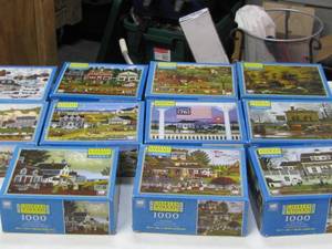 lot 1 image: Charles Wysocki Puzzles
