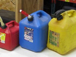 lot 33 image: Gasoline Cans