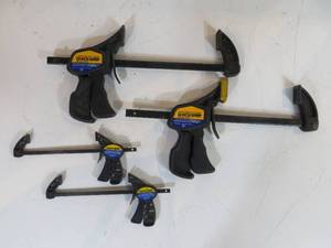 lot 28 image: 4 Quick Grip Clamps