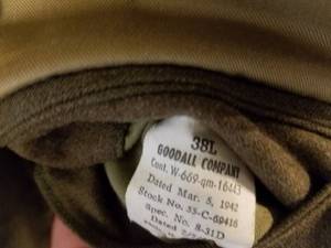 WWII Coat, Trousers &amp Neck Tie