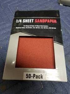 Sandpaper Sheets