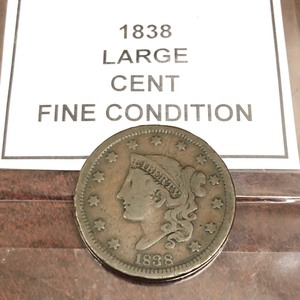 1838 Large Cent