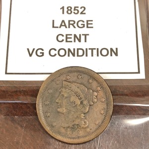 1852 Large Cent