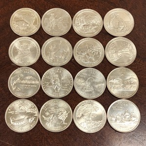 (16) Quarters (Statehood & National Parks)