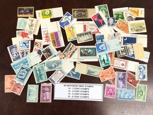 (60) Different Mint Stamps