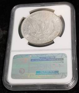 1883-O MORGAN SILVER DOLLAR MS62 NGC